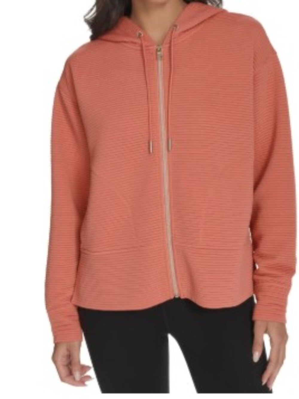 DKNY Women's Tech Ottoman Jacket Faded Rose Multiple Sizes